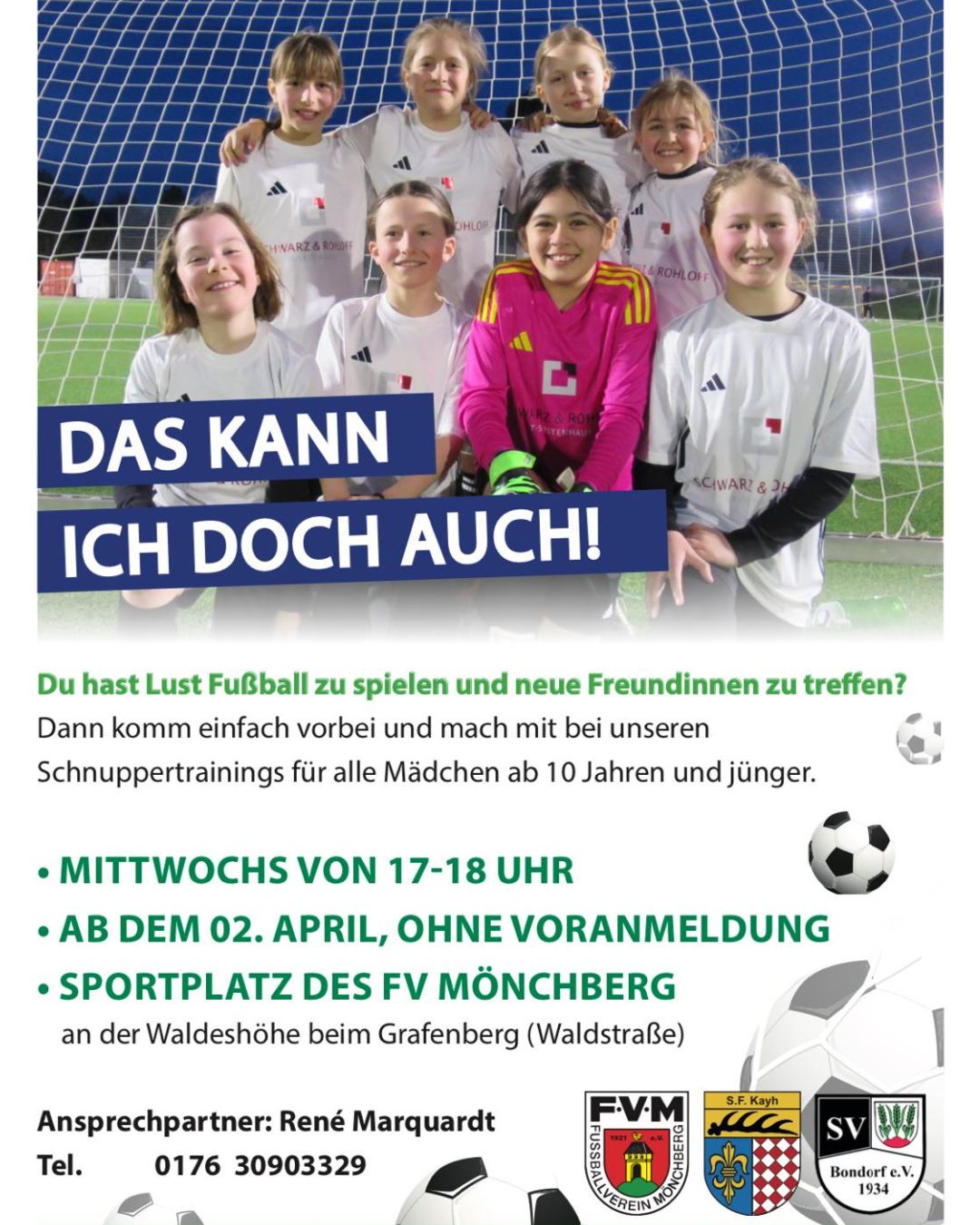Schnuppertraining Mädels